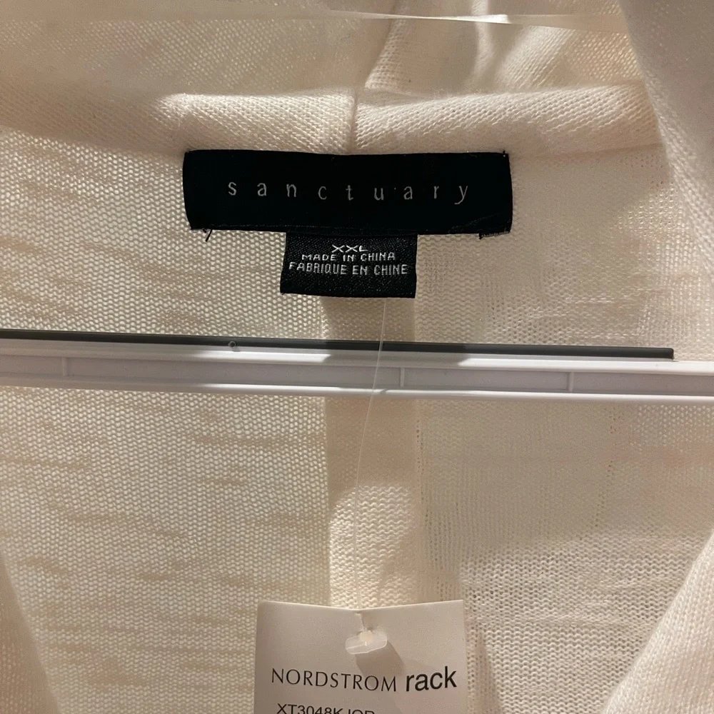 Cream Draped Top - Picture 4 of 4